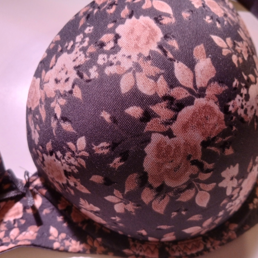 Floral Print Bra